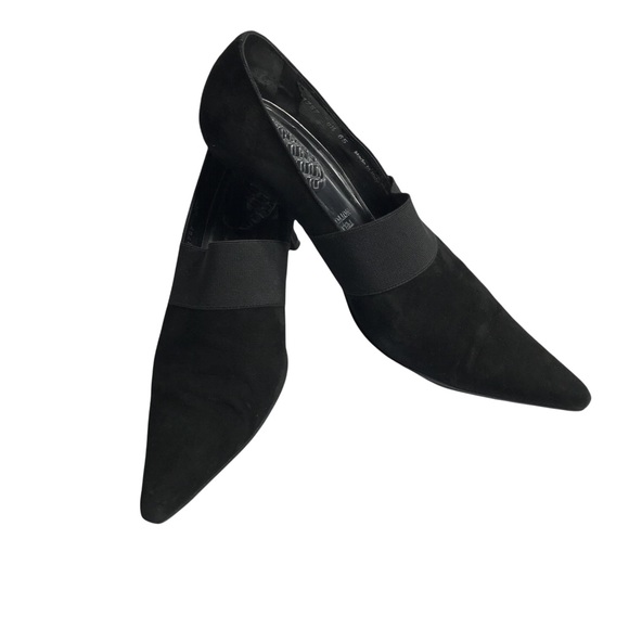 Italian Suede Pumps - Picture 1 of 6